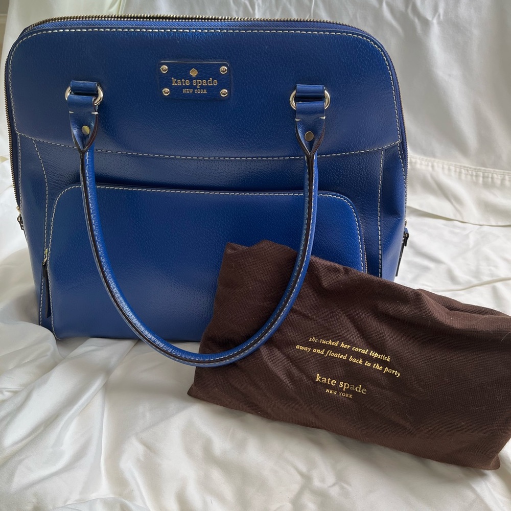 Blue Kate Spade tote